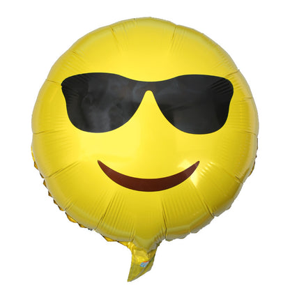 Face Expression Foil Balloons Birthday Party Decoration 50pcs 18 Inch 4