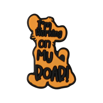 20Pcs Silicone Focal Beads Young Lion with Text Decorations 14