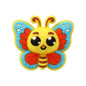 Silicone 3D Focal Beads Bee Butterfly with Smiling Faces 13