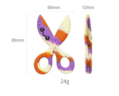 Silicone Baby Teether Tools Set Hammer Wrench Scissors Saw Nut 7