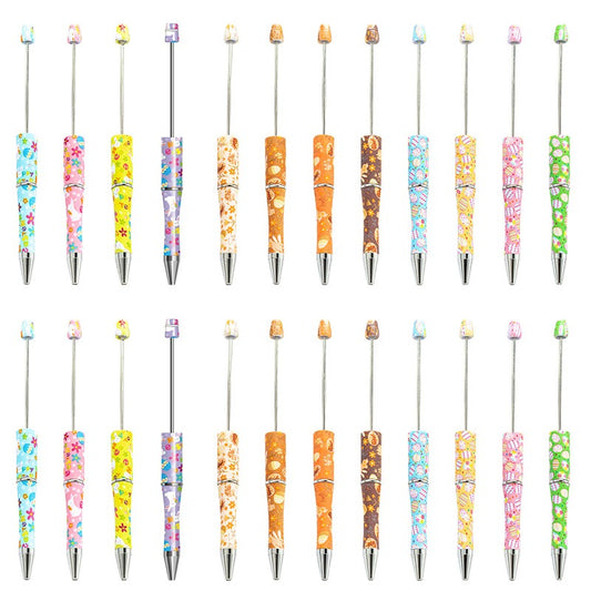 Easter Bunny Print Beadable Ballpoint Pens DIY Craft Supplies