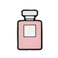 20pcs Silicone Focal Beads Perfume Bottle Shape Front Facing