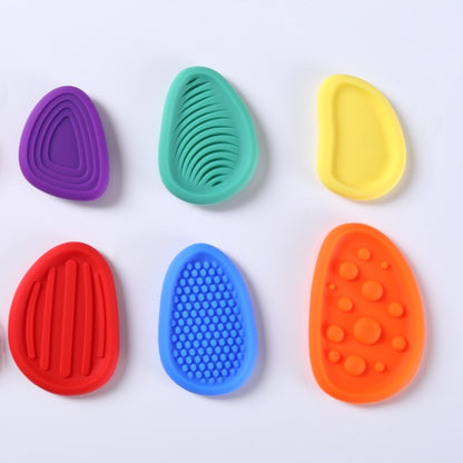 Sensory Stone Silicone Tactile Fidget Toy Worry Stone Stress Relieving