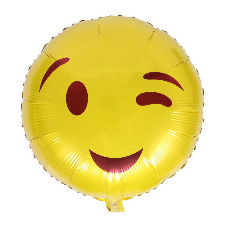 Face Expression Foil Balloons Birthday Party Decoration 50pcs 18 Inch 11