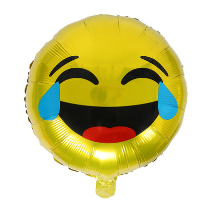Face Expression Foil Balloons Birthday Party Decoration 50pcs 18 Inch 10