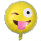 Face Expression Foil Balloons Birthday Party Decoration 50pcs 18 Inch 7