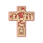 20Pcs Silicone Focal Beads Bible Cross Cutout Center Design 14
