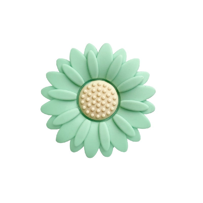 20pcs Silicone Focal Beads Daisy Flower Center Raised Detail 9