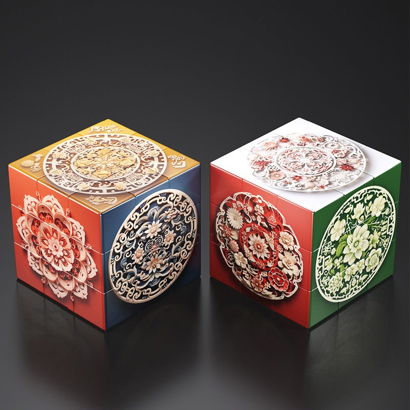Plastic Zodiac Magic Fidget Cube Puzzle Toy 5.7cm 24