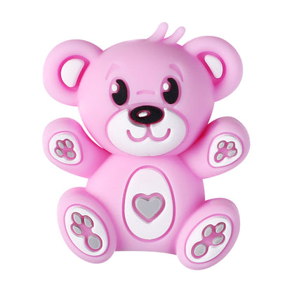 Silicone 3D Focal Beads Hug Bear Sitting Pose 16