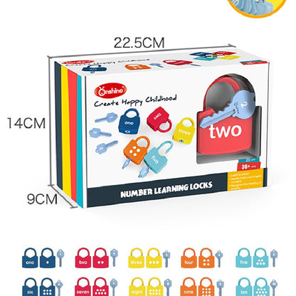 Educational Montessori Toys Alphanumeric Unlock Puzzle for Kids 5