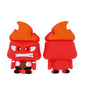 3D Silicone Focal Beads Red Angry Fireman Character Front Facing