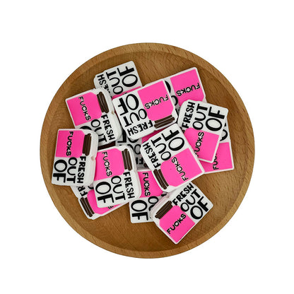 20pcs Silicone Focal Beads Bottle with Fresh Out of Text Detail 4