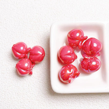 10pcs 16mm Peach Acrylic Beads Jewelry Making Craft Supplies 9