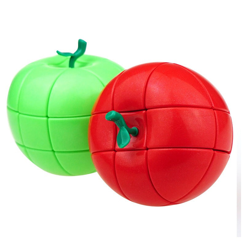 Plastic Fidget Cube Apple Shaped Puzzle Toy for Kids and Adults