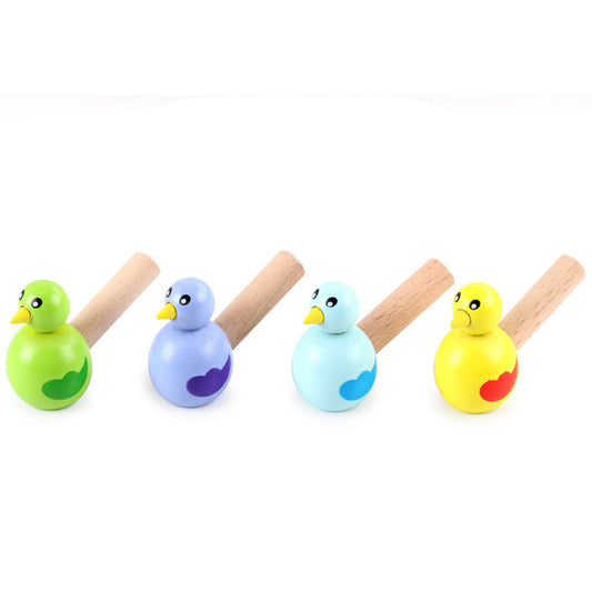 Wooden Bird Whistle Kids Musical Instrument Educational Toy
