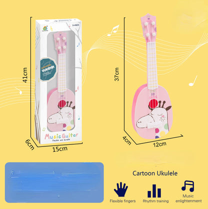 Plastic Kids Toy Ukulele Small Guitar Musical Instrument 12