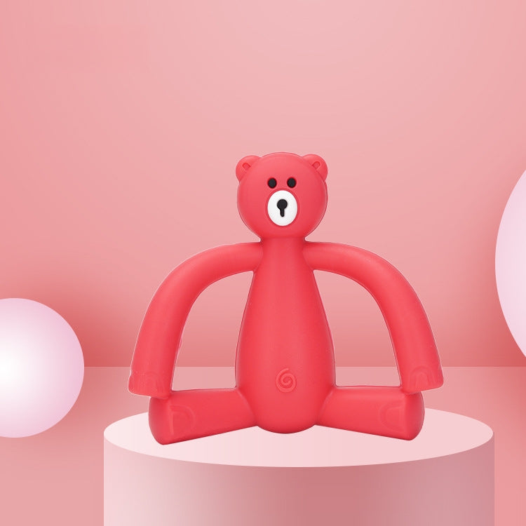 Teddy Bear Silicone Teething Toy for Baby 3 Pack 6
