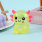 Glitter TPR Squishy Axolotl Sensory Toy 8