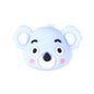 20Pcs Silicone 3D Focal Beads Koala Head Multi Color Design 11