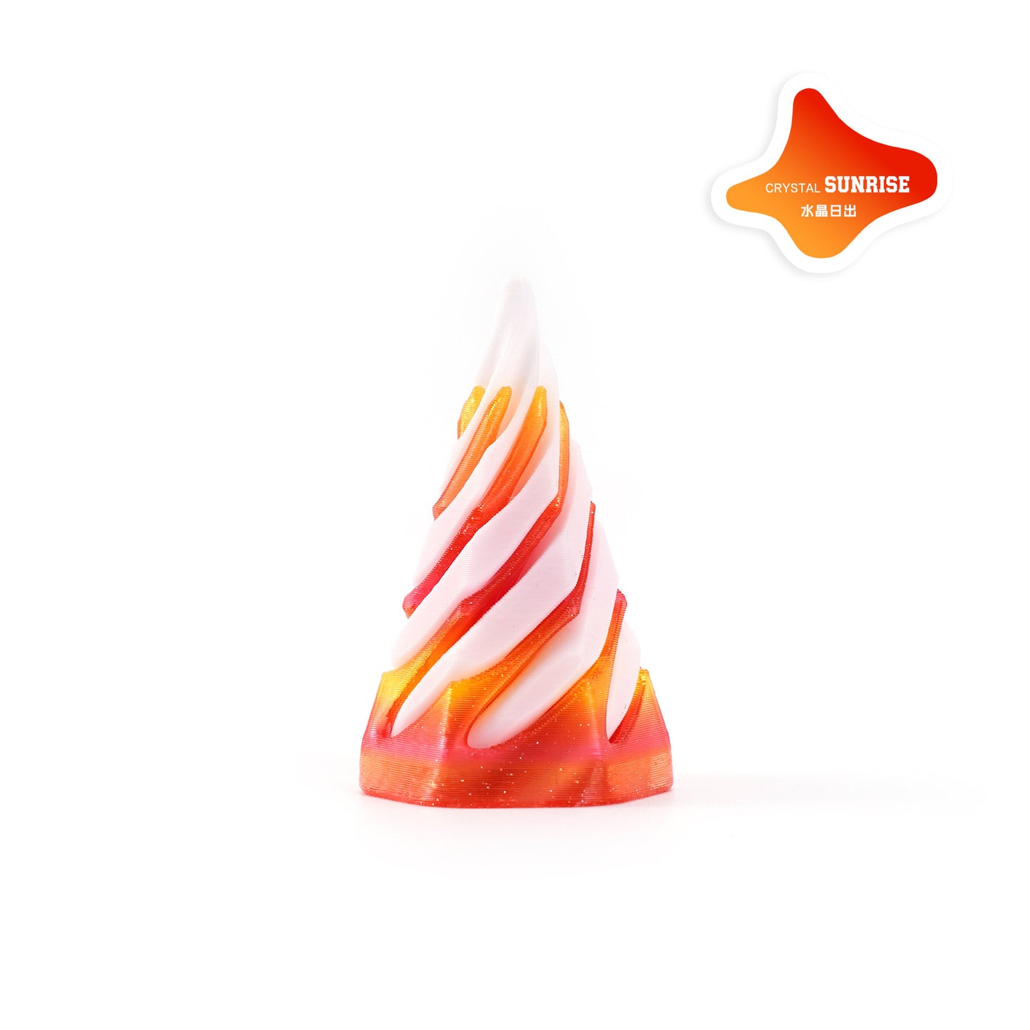 3D Printed Fidget Toy Flexible Spiral Cones 5cm