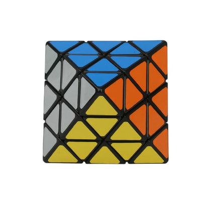 Plastic Fidget Cube Diamond Face Turning Puzzle 7.4cm