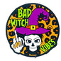 Silicone Focal Beads Bad Witch Vibes With Printed Text