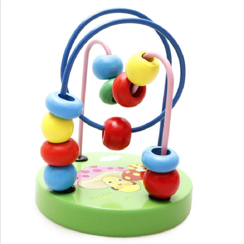 Wooden Mini Bead Maze Activity Toy for Toddlers 3