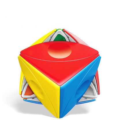 Plastic Magic Eye Fidget Cube 5.8cm Sensory Puzzle Toy 4