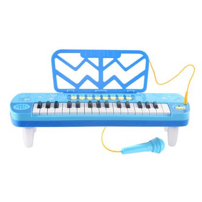 Plastic Kids Electronic Keyboard Musical Instrument with Microphone 37 Keys 6