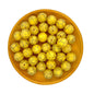 50pcs 15mm Printed Crackle Silicone Beads Colorful Design 19