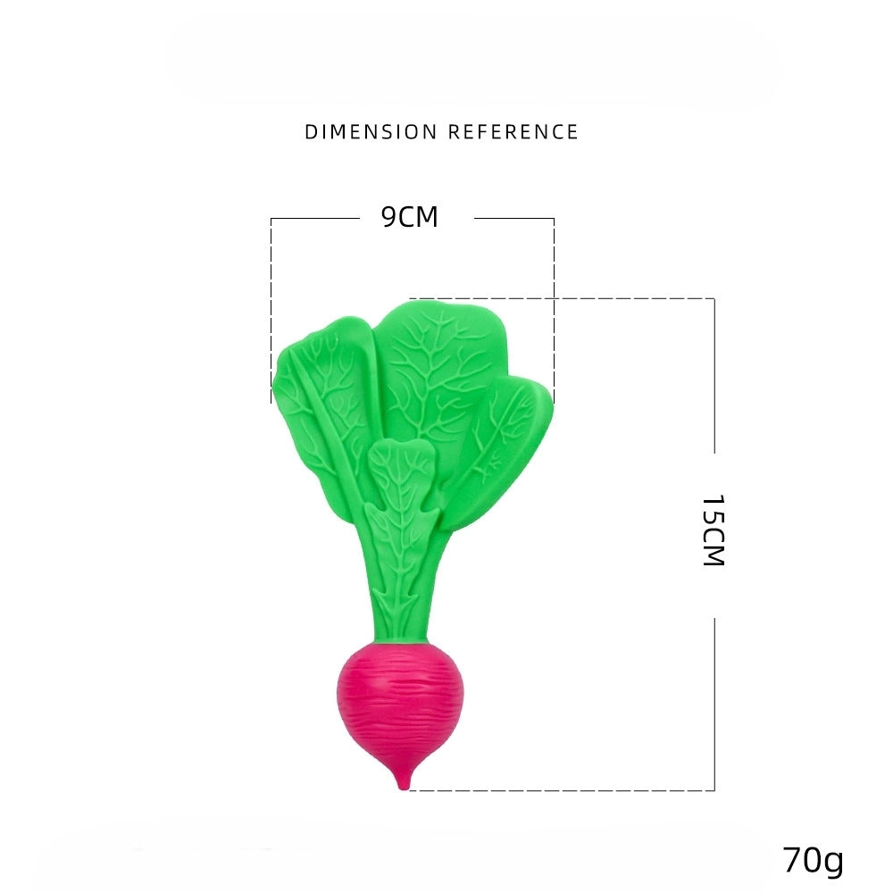 Radish Silicone Teething Toy Baby Teether for Infant 5