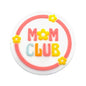 20pcs Silicone Focal Beads Mom Club Flower Circle Design