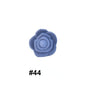 50pcs Silicone Focal Beads Rose Flower Double-Sided Design 23
