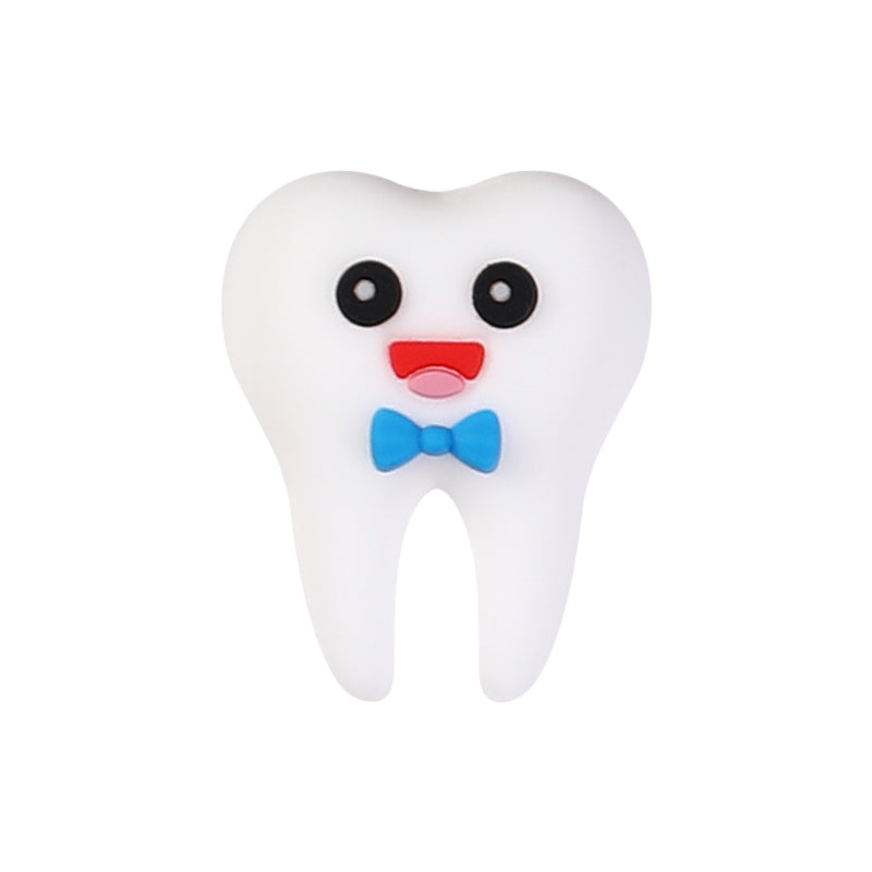 20Pcs Silicone 3D Focal Beads Dentist Mouthwash Teeth and Uniforms 13