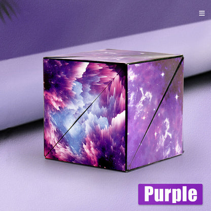 Magnetic Cube Fidget Toy 3D Changeable Geometric Puzzle 14
