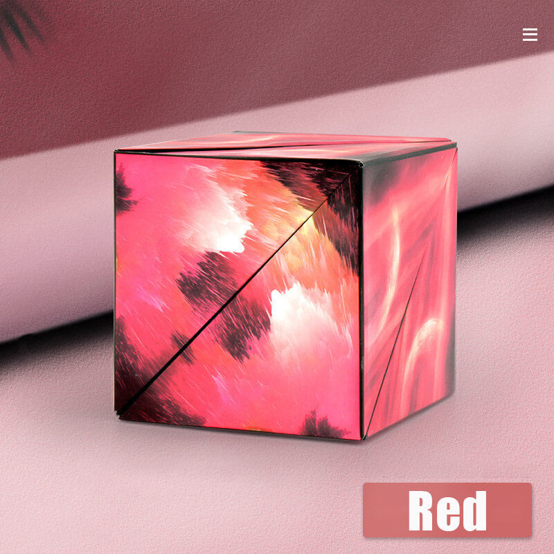 Magnetic Cube Fidget Toy 3D Changeable Geometric Puzzle 15