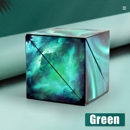 Magnetic Cube Fidget Toy 3D Changeable Geometric Puzzle 16