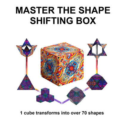 Magnetic Cube Fidget Toy 3D Changeable Geometric Puzzle 6