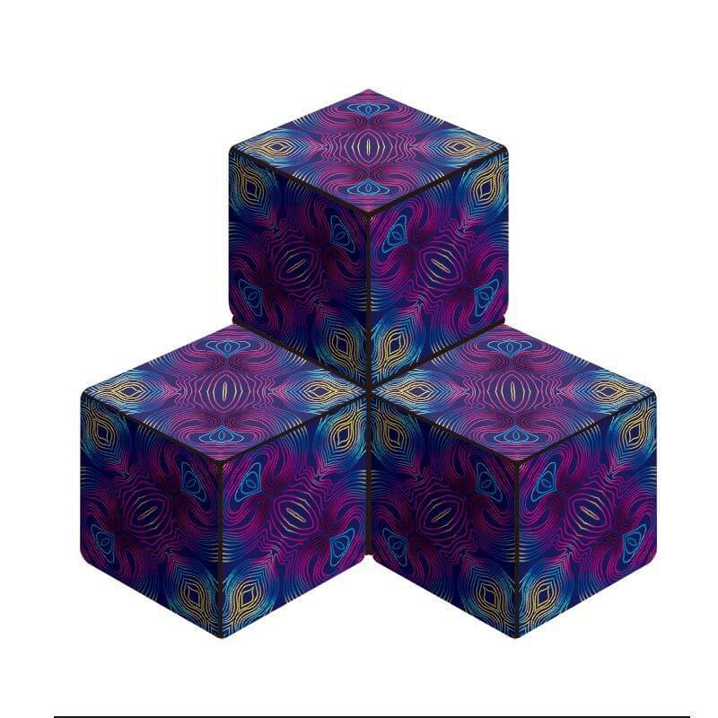 Magnetic Cube Fidget Toy 3D Changeable Geometric Puzzle 25