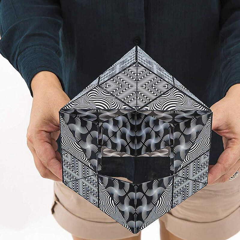 Magnetic Cube Fidget Toy 3D Changeable Geometric Puzzle 18