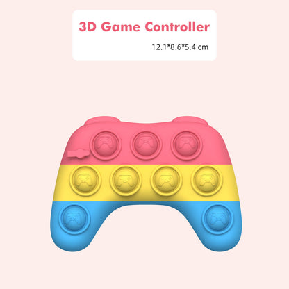 Silicone Pop It Fidget Toy 3D Game Controller with Sling 2