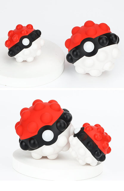 Silicone Pop It Fidget Toy 3D Ball Shape 7cm Diameter 4