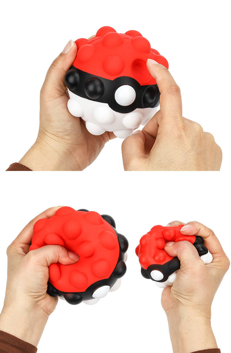 Silicone Pop It Fidget Toy 3D Ball Shape 7cm Diameter 6