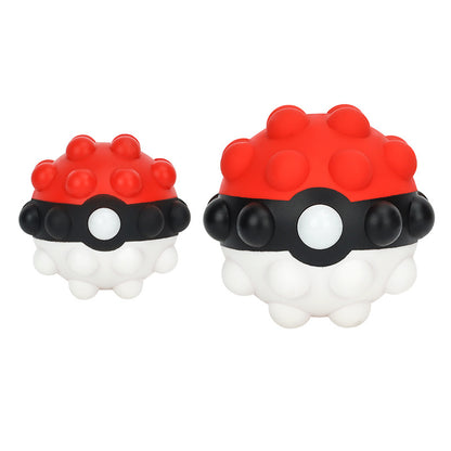 Silicone Pop It Fidget Toy 3D Ball Shape 7cm Diameter 8