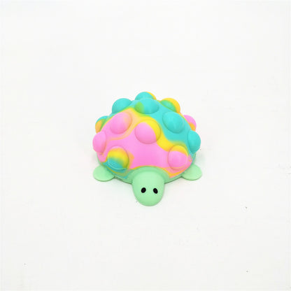 Silicone Pop It Fidget Toy 3D Turtle Shape Sensory Toy 4