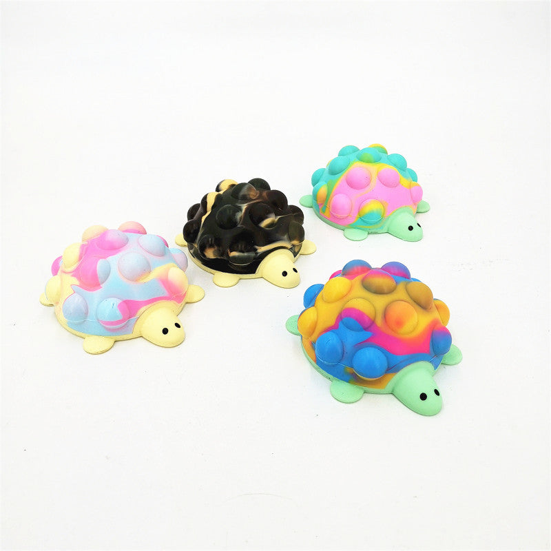 Silicone Pop It Fidget Toy 3D Turtle Shape Sensory Toy