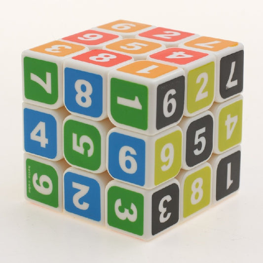 Plastic Fidget Cube Digital Third Order Puzzle 5.7cm
