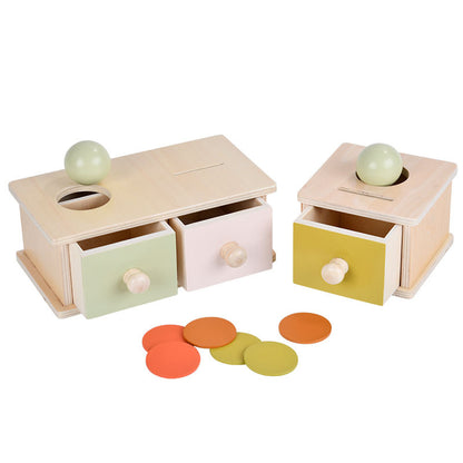 Wooden Drawer Box Montessori Toys for Toddlers