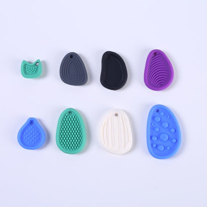 Sensory Stone Silicone Tactile Fidget Toy Worry Stone Stress Relieving